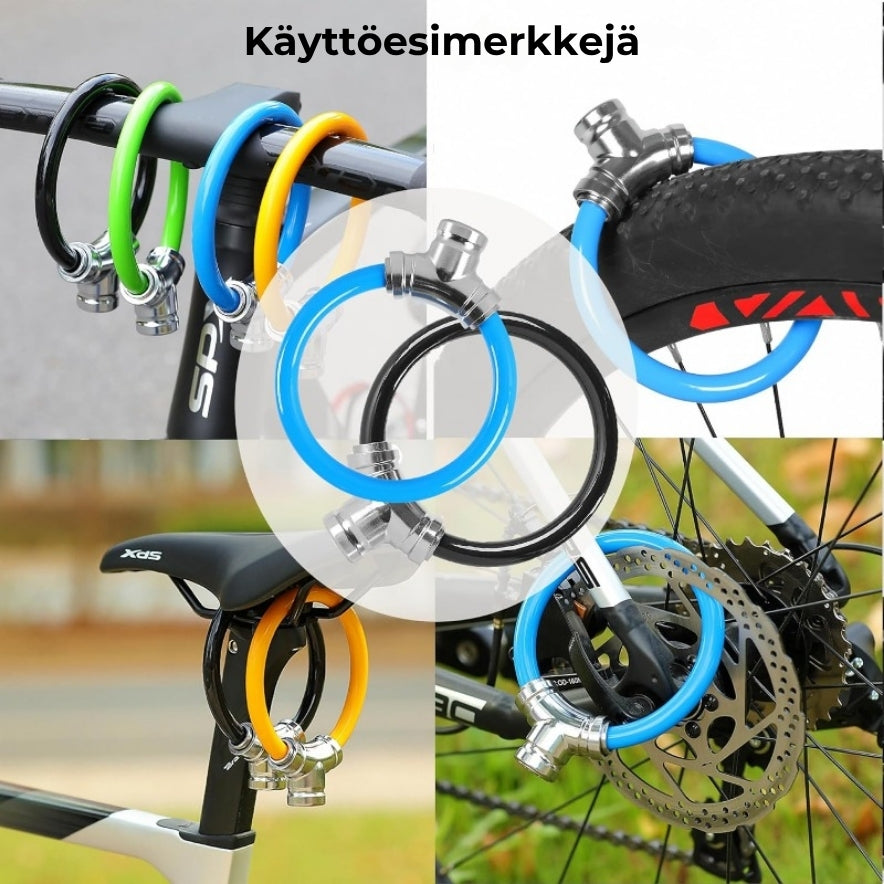 Yhdistettävä kaapelilukko
