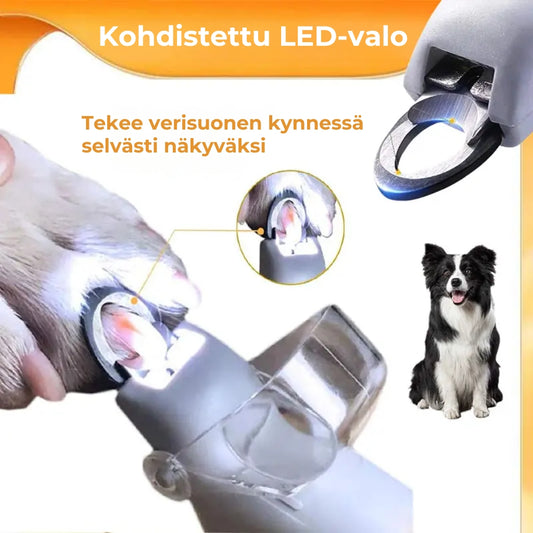 LED-kynsileikkuri lemmikkieläimille