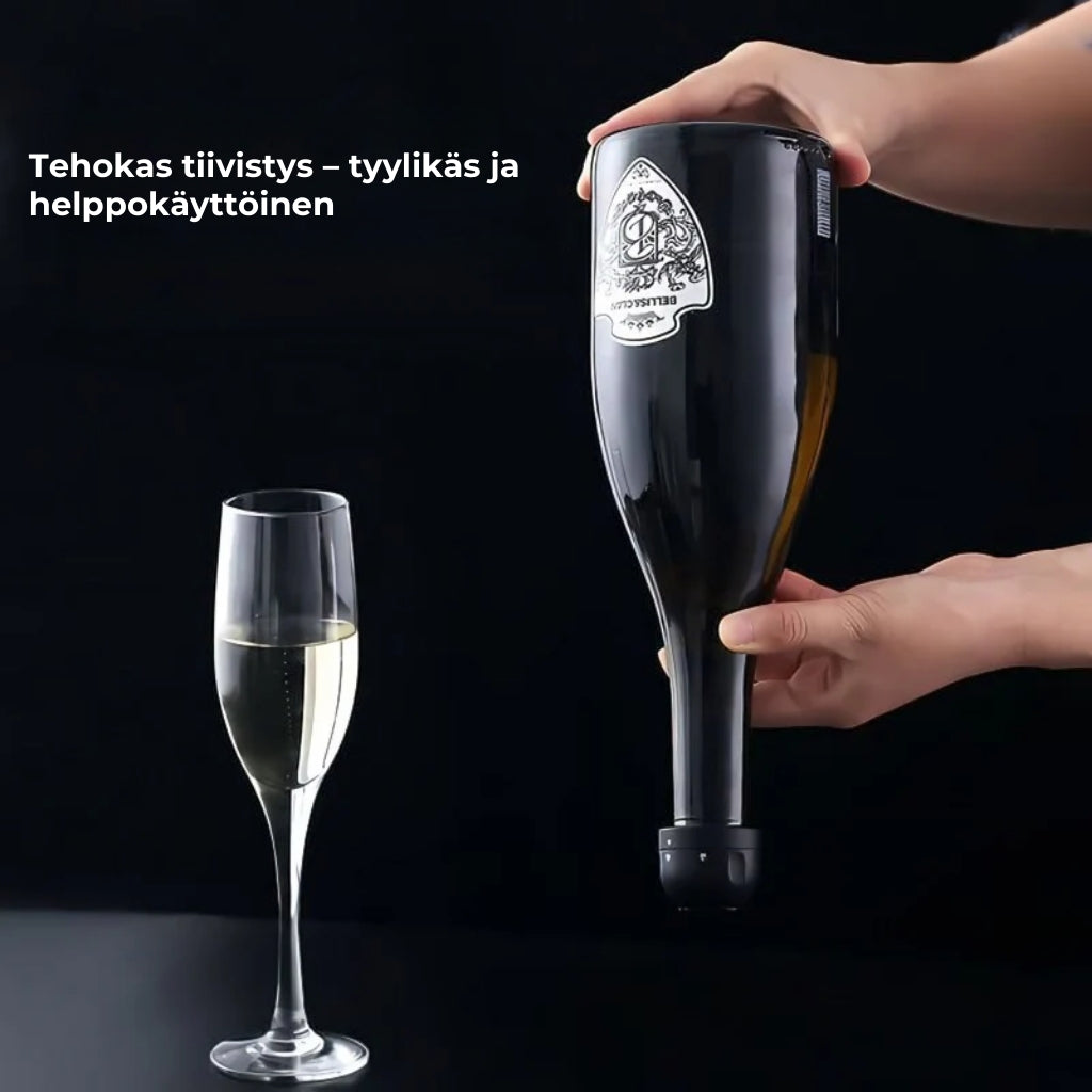 Tyhjiökorkki viinipulloille