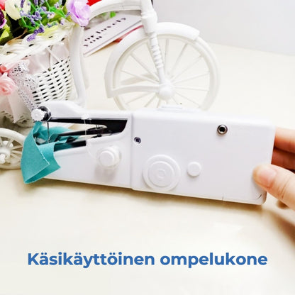 Mini-käsikäyttöinen ompelukonesetti – langaton, kannettava ja valmis ompeluun