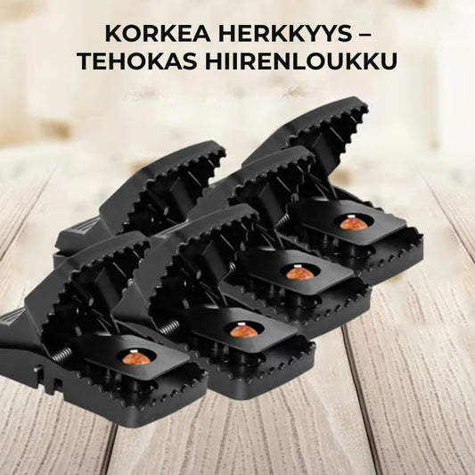 Huipputarkka hiirenloukku