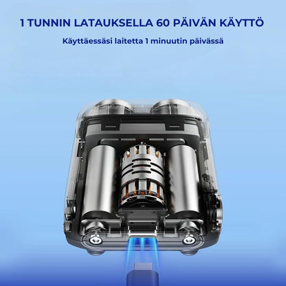 Kannettava kaksoisteräinen parranajokone