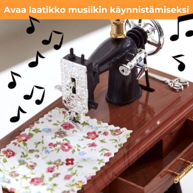 Boutique ompelukone -soittorasia