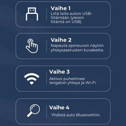 Mini langaton CarPlay-sovitin
