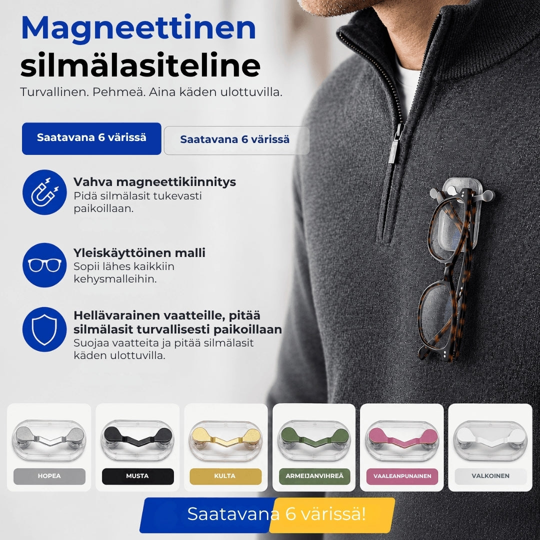 Magneettinen silmälasipidike