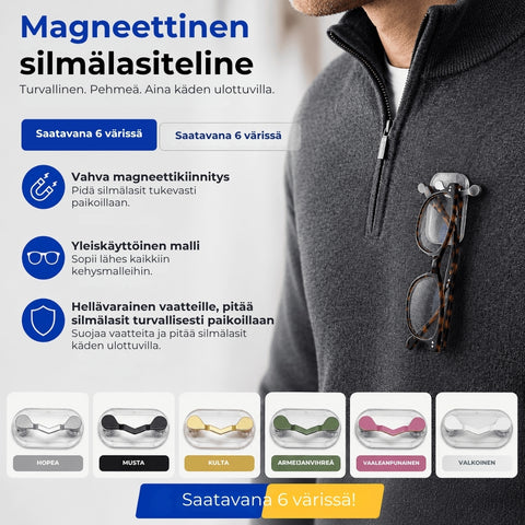 Magneettinen silmälasipidike