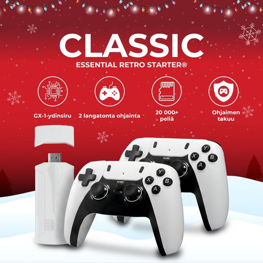 RetroDock – GameStick, jossa on 20 000 retro-peliä