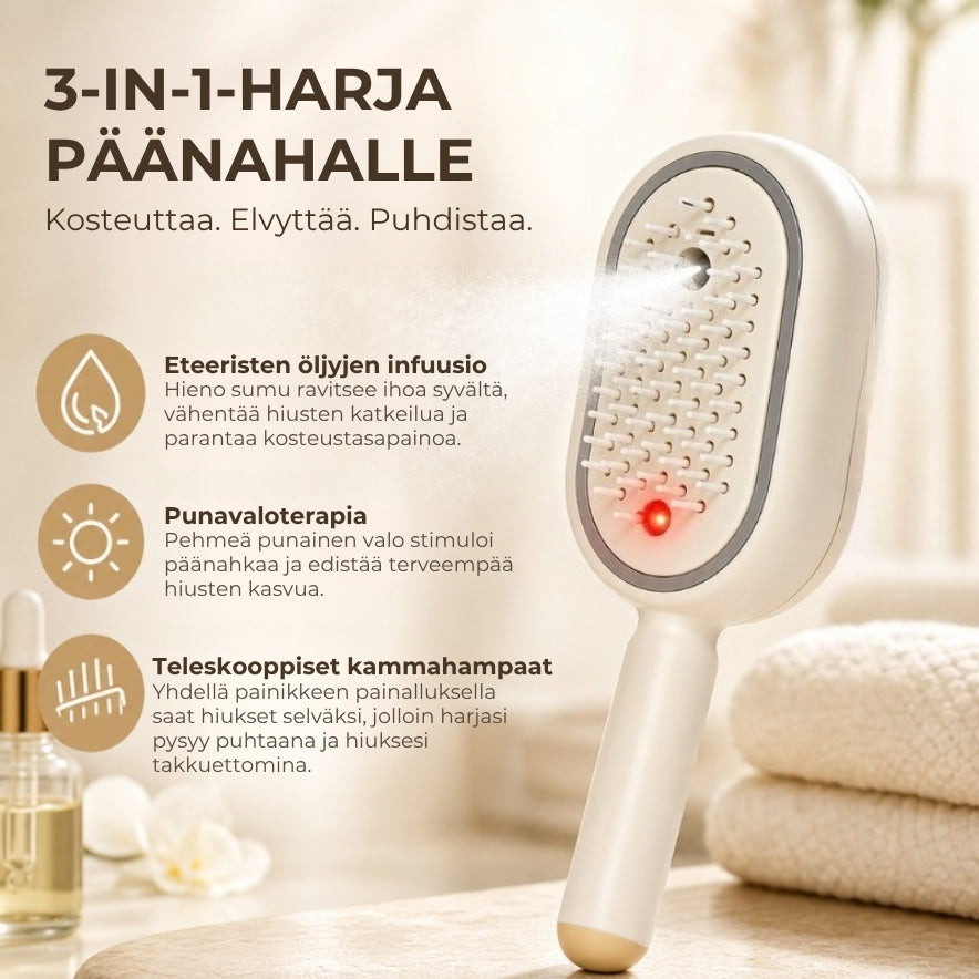 3-in-1-päänahan hoitoharja