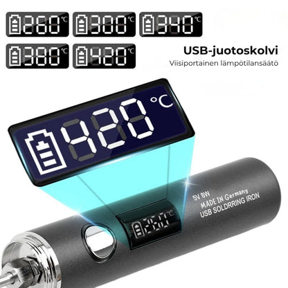 USB-ladattava juotoskolvi
