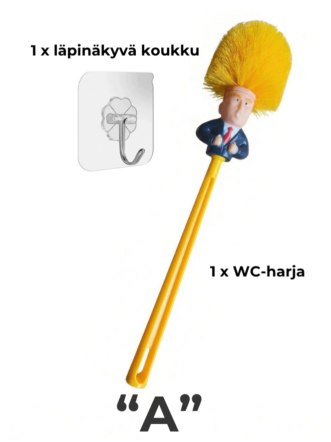 Hauska presidentti-WC-harja