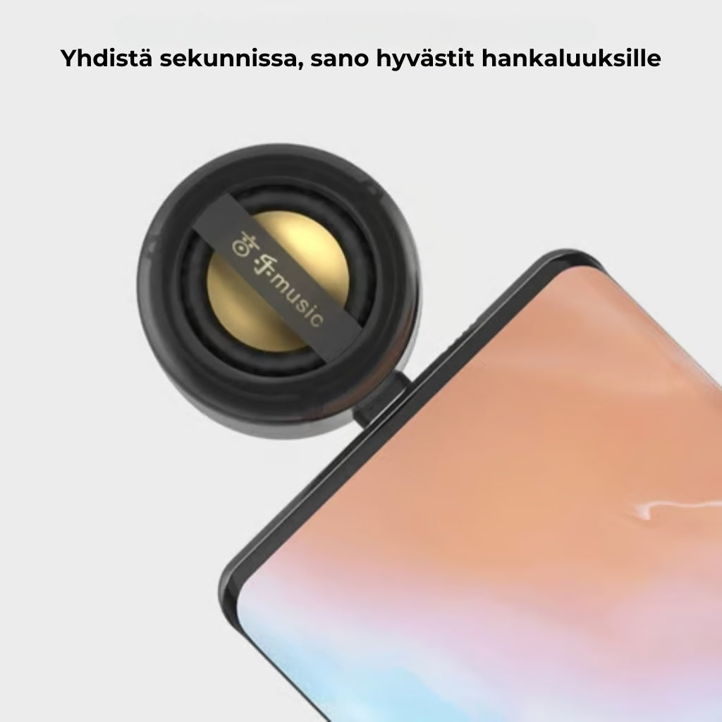 Kannettava minikaiutin puhelimelle