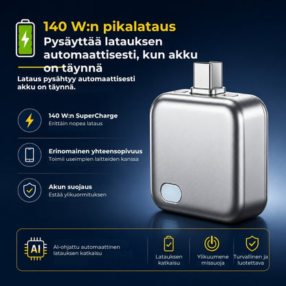 Älykäs lataussuoja automaattisella virrankatkaisulla