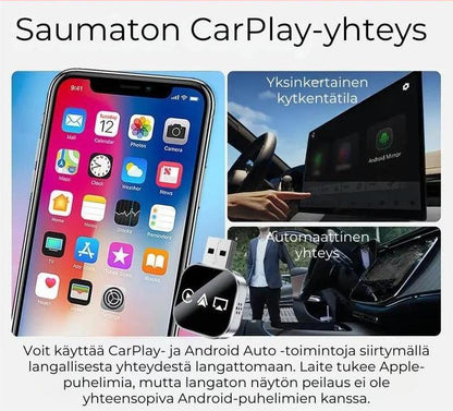 Langaton CarPlay-sovitin V3 – Näytön peilaus