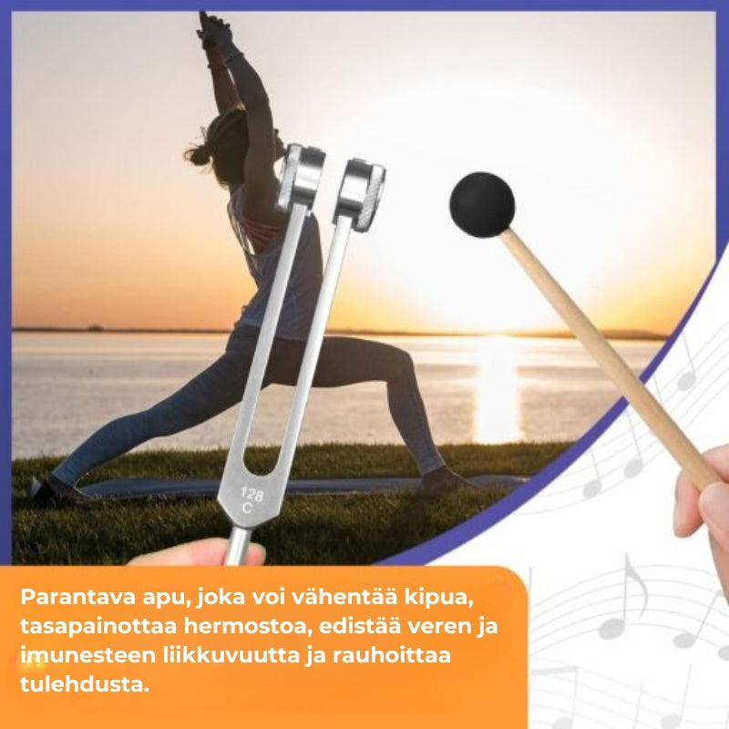 128 Hz Parantava virityshaarukka