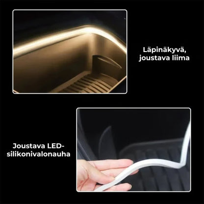 Dynaaminen ja kirkas tavaratilan LED-valonauha