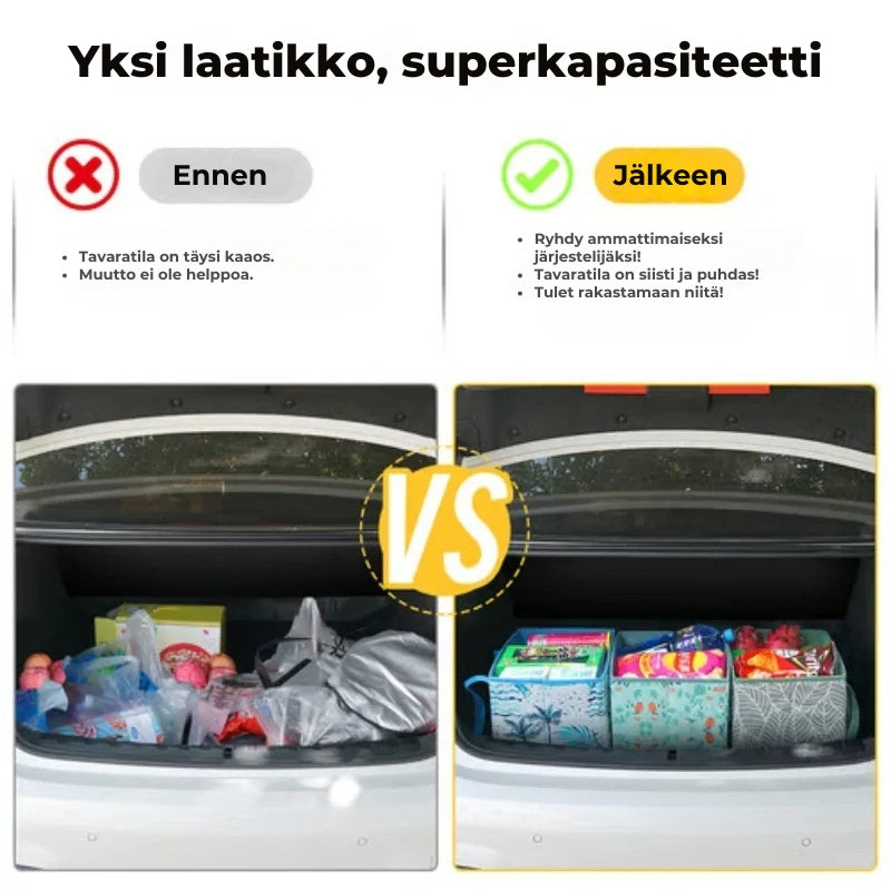 Uudelleenkäytettävä ostoskassi - Kestävä ja taitettava