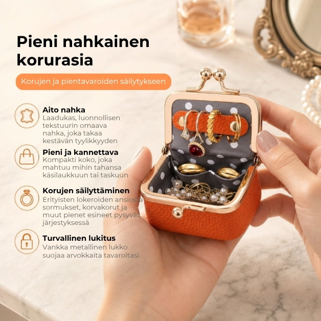 Pieni nahkainen korurasia