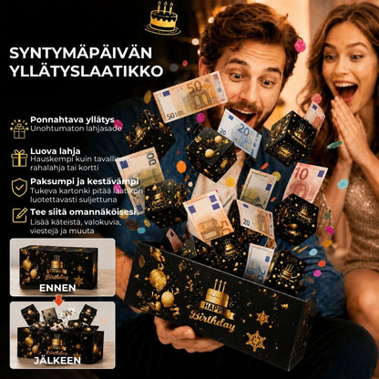 Ponnahtava syntymäpäivälaatikko