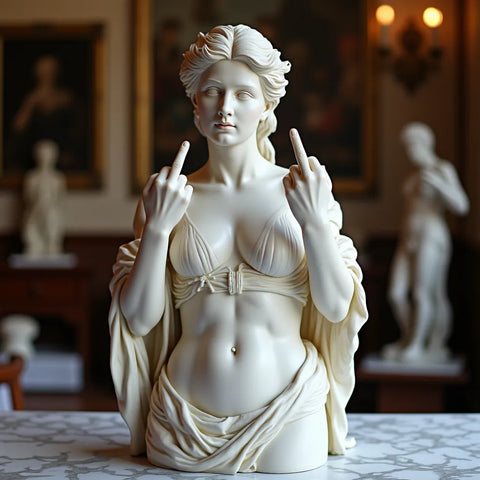 Venus With Attitude – Alkuperäinen “keskisormi” -patsas
