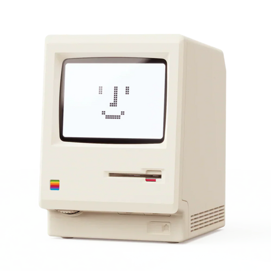 Retro Maclock Mini Mac -kello