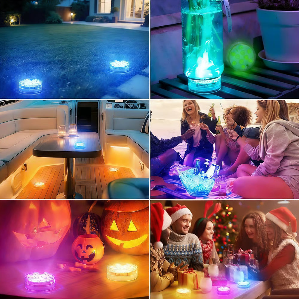 LED-uima-allasvalot – Vedenpitävät RGB-valot uima-altaaseen