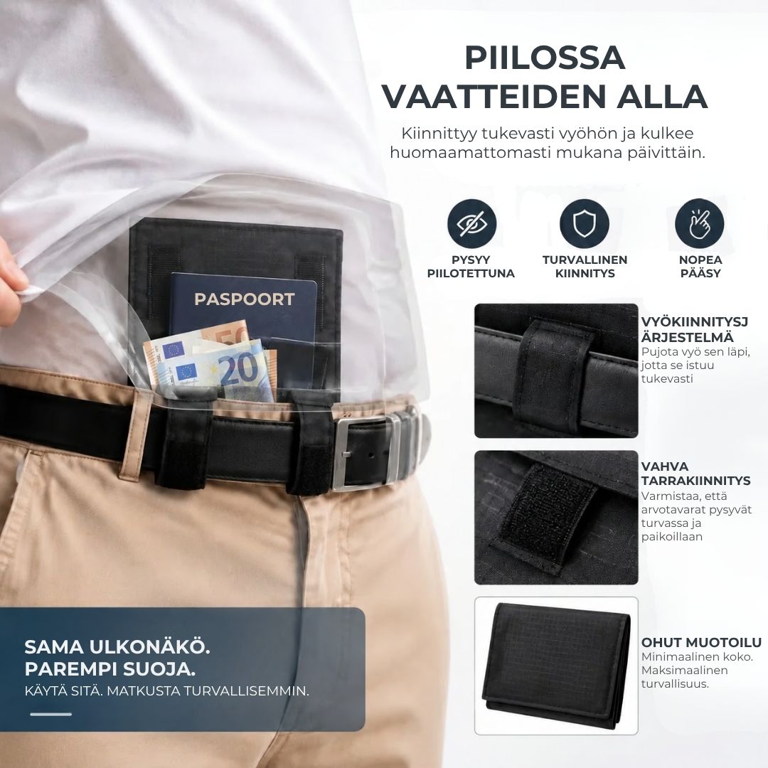 Piilotettava varkaudenestokotelo