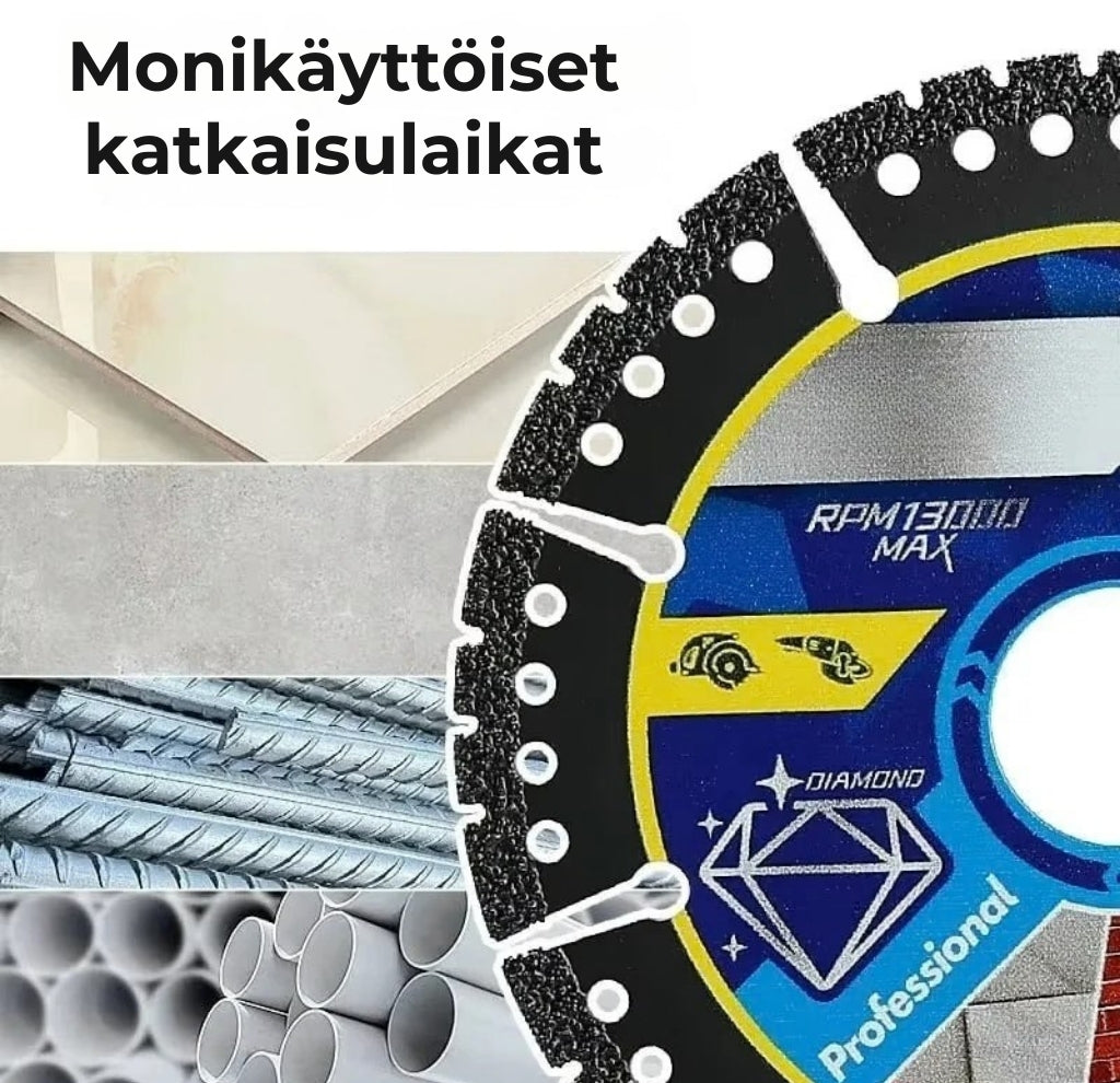 Timanttileikkauslaikat kivelle (4 kpl)