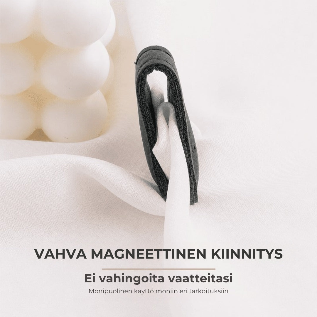 Magneettiset hihakiinnikkeet