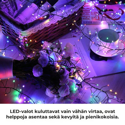 LED-kuparilankavalot – valonauhat