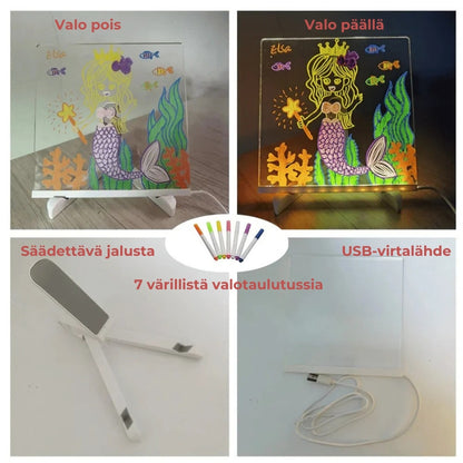 Doodleglow™️ LED-piirtotaulu