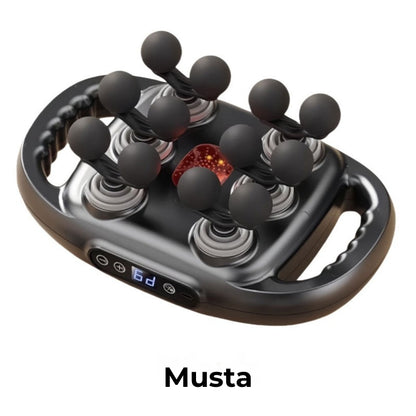 Monitoiminen automaattinen lihashierontapistooli – 12 erilaista hierontapäätä