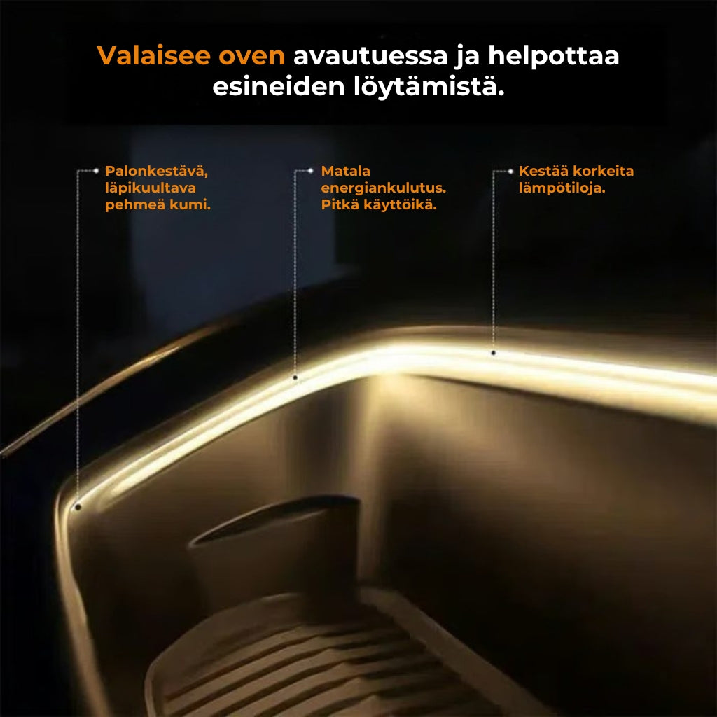 Dynaaminen ja kirkas tavaratilan LED-valonauha