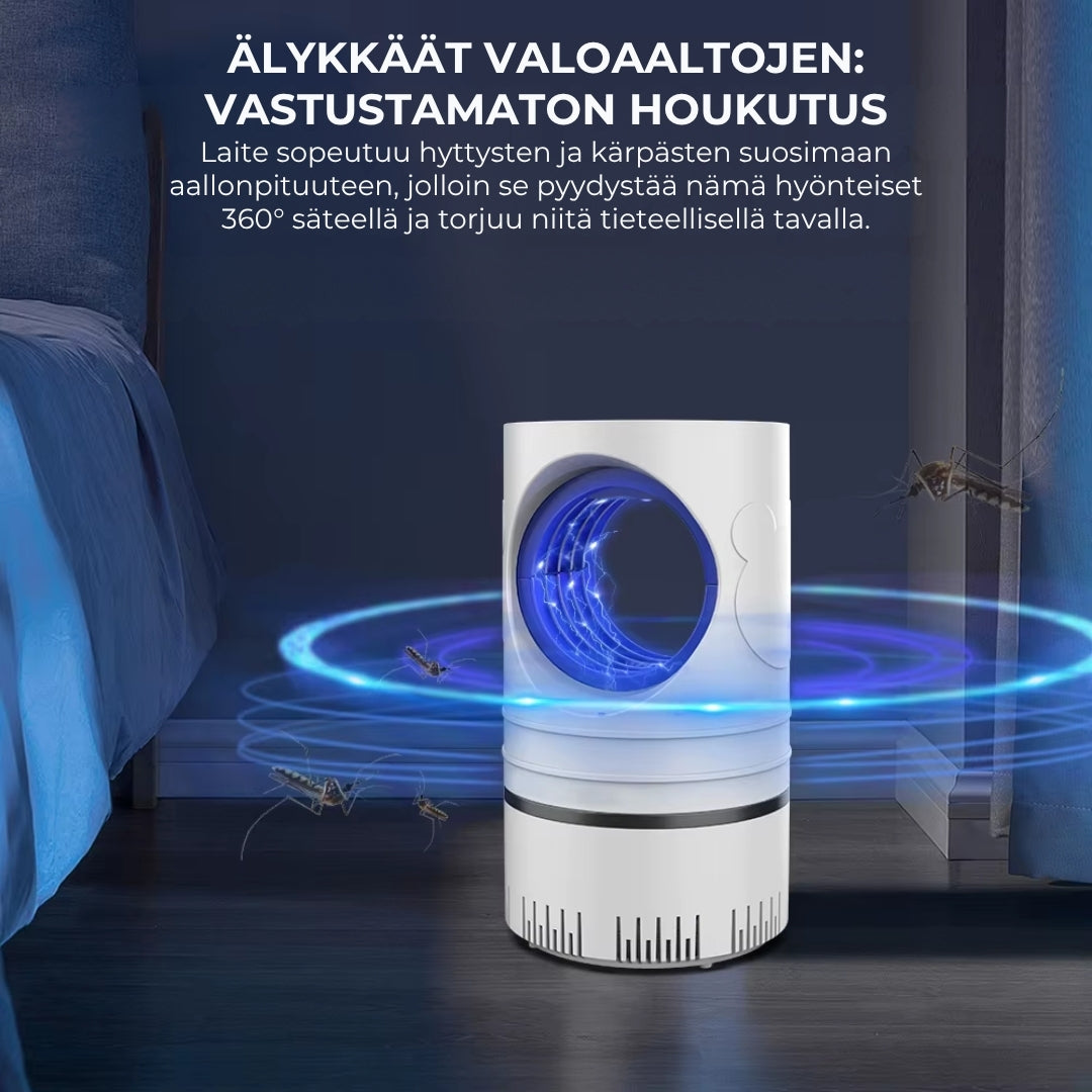 Hyttyslamppu USB-virtalähteellä