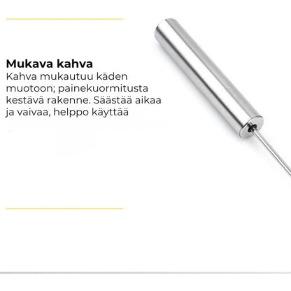 Pyörivä silikoninen pullo- ja lasiharja