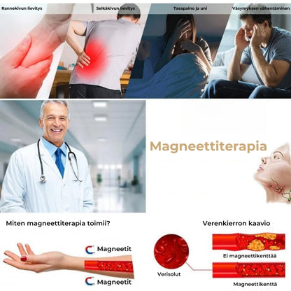 Säädettävä kuparinen magneettisormus