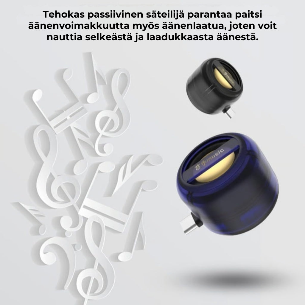 Kannettava minikaiutin puhelimelle