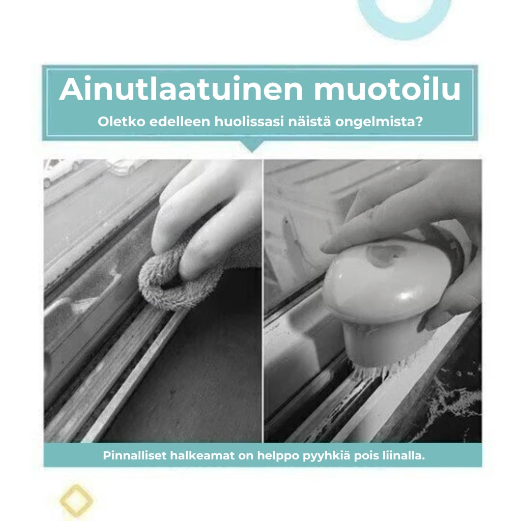 Ikkunakourun puhdistusharja
