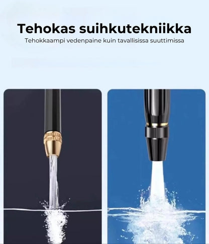 Painepesurilisäosa puutarhaletkuun