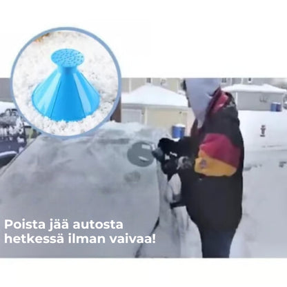 Maaginen jääkaavin autoon