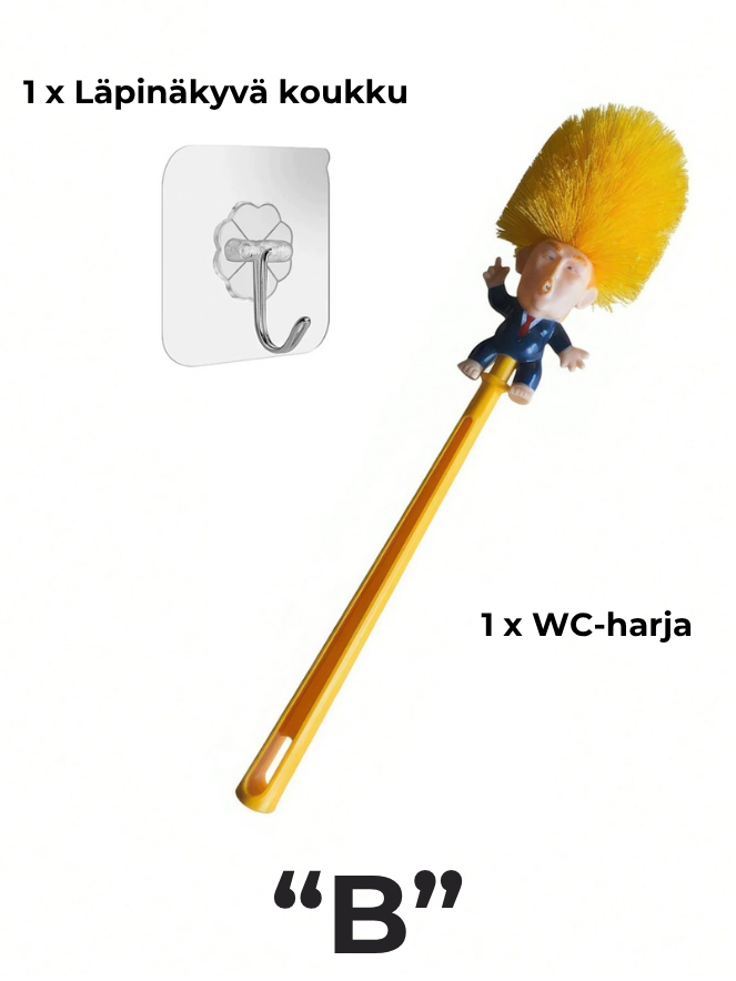 Hauska presidentti-WC-harja