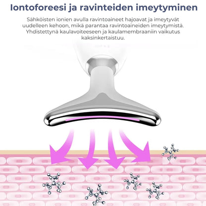 Ryppyjä vähentävä ihonhoitolaite