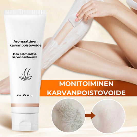 Hyväntuoksuinen karvanpoistovoide