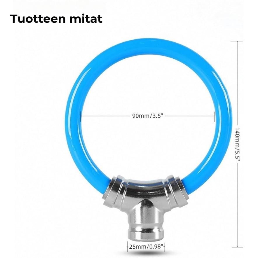 Yhdistettävä kaapelilukko