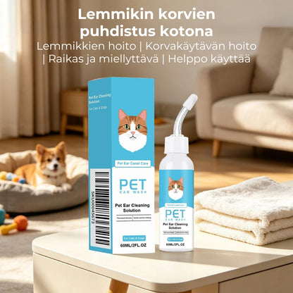 Korvanpuhdistustipat koirille ja kissoille – 60 ml