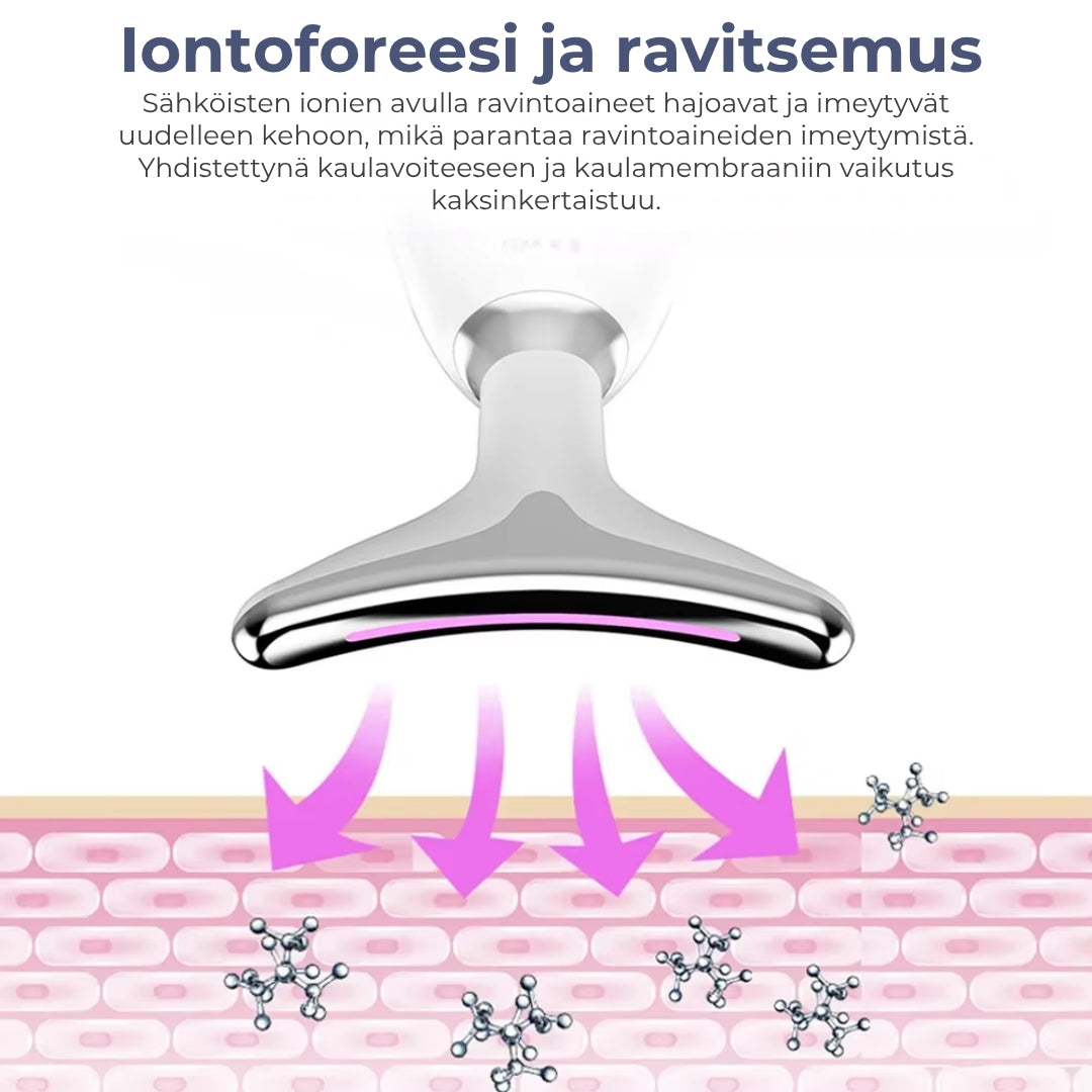 Ryppyjä vähentävä ihonhoitolaite