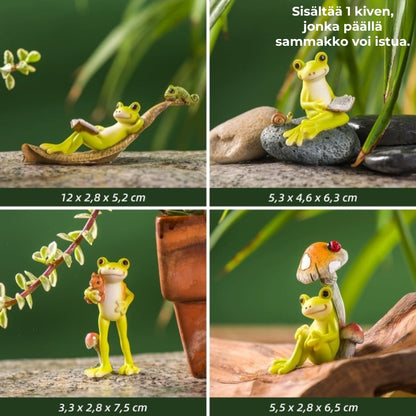 🐸 Sammakko kukkaruukku riipus koriste🍷