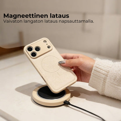 📱 Sormenjälkiä hylkivä magneettinen suojakuori iPhone 12–17 -sarjalle