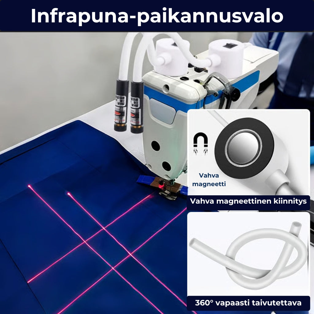 ✨ Infrapuna-paikannusvalo ompelukoneille
