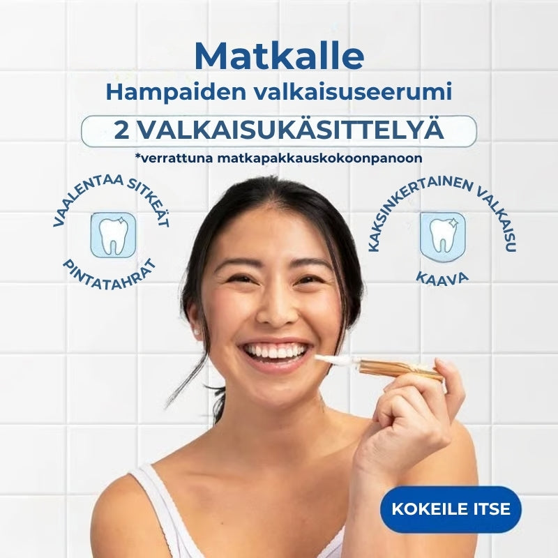 Hampaiden valkaisukynä - Poistaa tahrat ja valkaisee