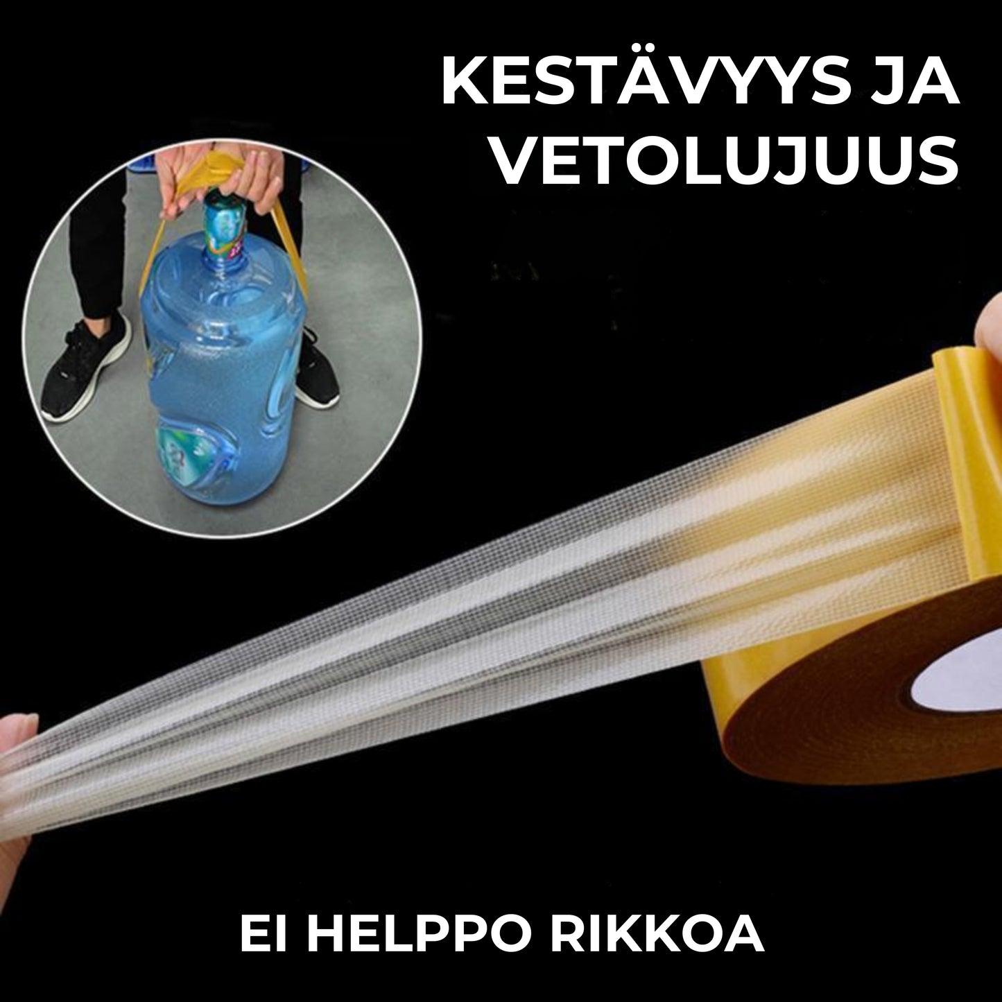 Kaksipuolinen verkkoteippi